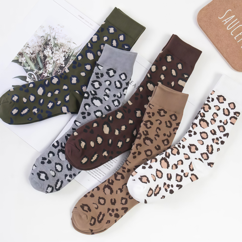 Street Fashion Youtube - 1 3 5 Pairs Fashion Leopard