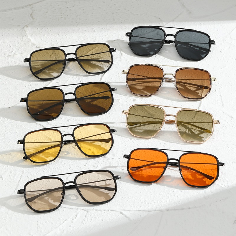 Street Fashion Glasses - Square Sunglasses Retro Sun Glasses for