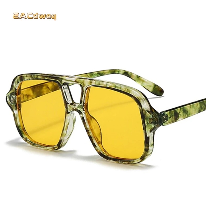 Street Fashion Glasses - Popular Fashion Double Bridges Square Men