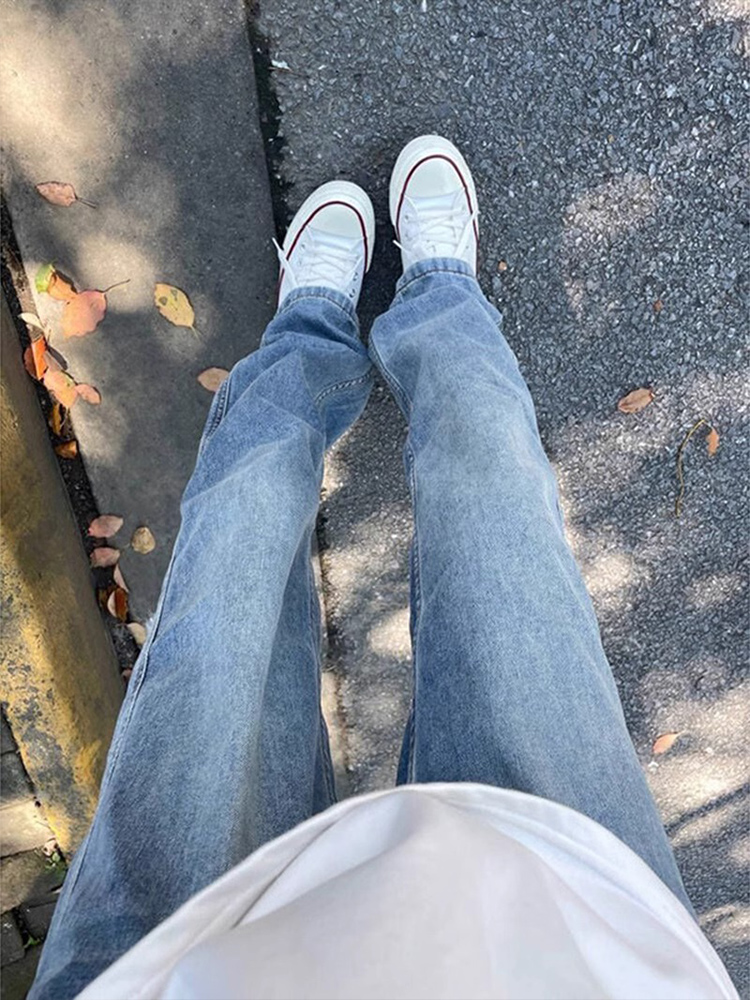 Street Fashion Vibes - Light Blue 517 Knife Men's Jeans