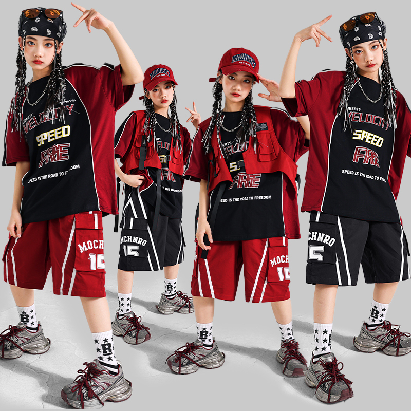Street Fashion Girl - Teenage Fashion Hiphop Jazz Dance Costumes