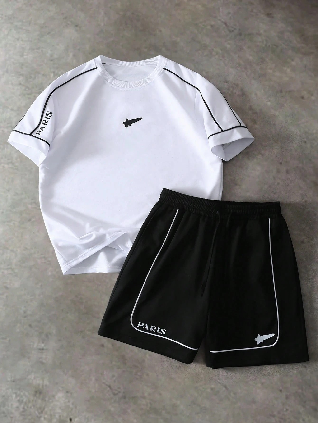 Street Fashion In China - 2026 Summer New Men's Short-Sleeved Shorts