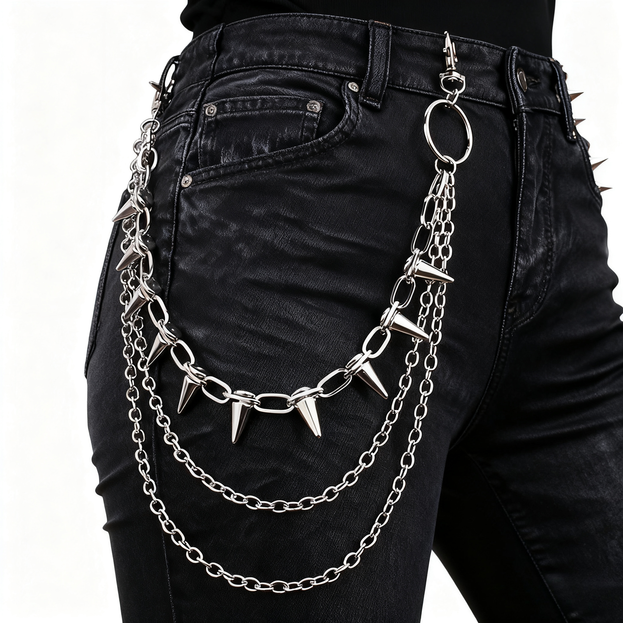Street Fashion Jewelry - Unisex Hip Hop Punk Rock Metal