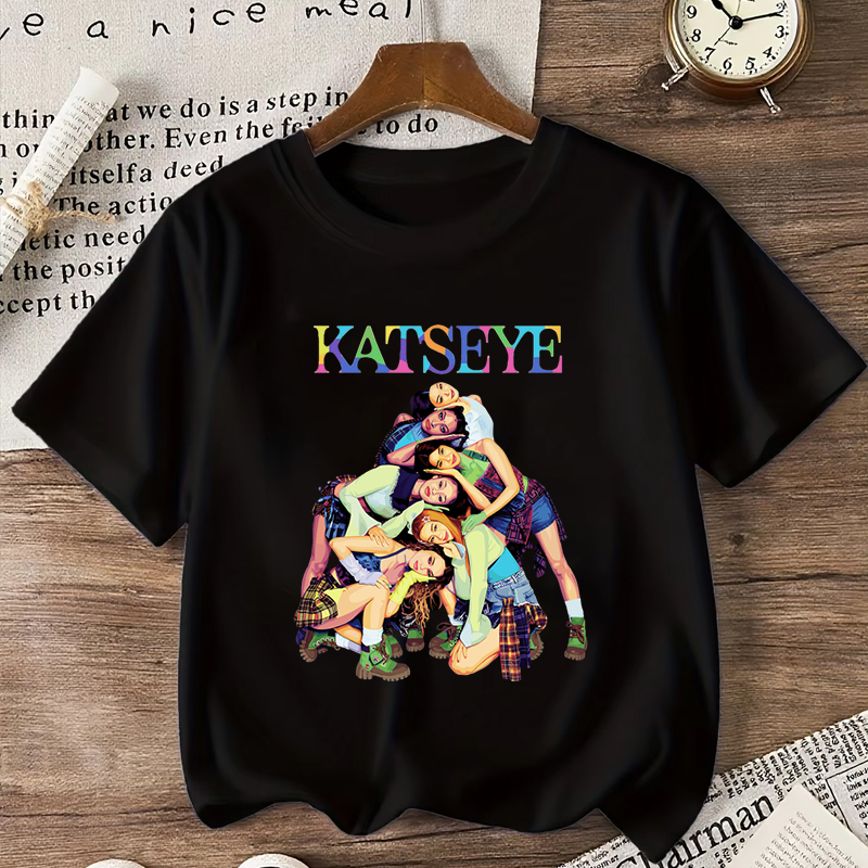 Street Fashion Youth - Katseye Graphic T Shirts for Kids