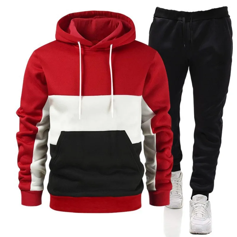Street Fashion In China - Men's2 pcsBrand Autumn and Winter Hoodie