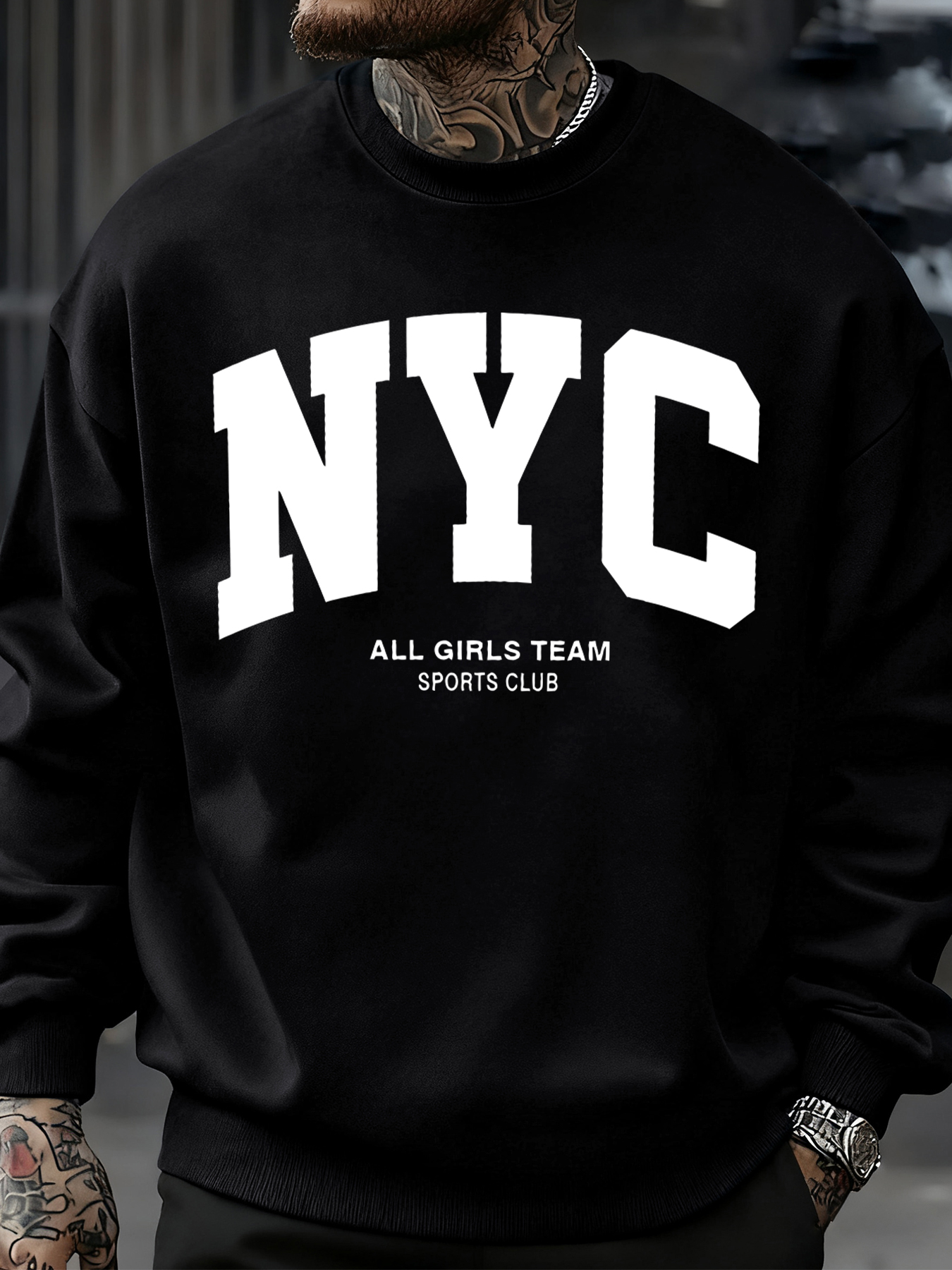 Street Fashion Of New York - New York City Letter Eye-Catching Printed