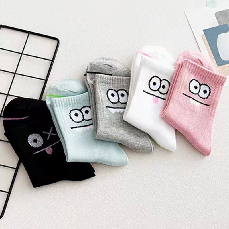 5 Pairs Cute Expression Print  - đánh giá và giá Street Fashion Youtube