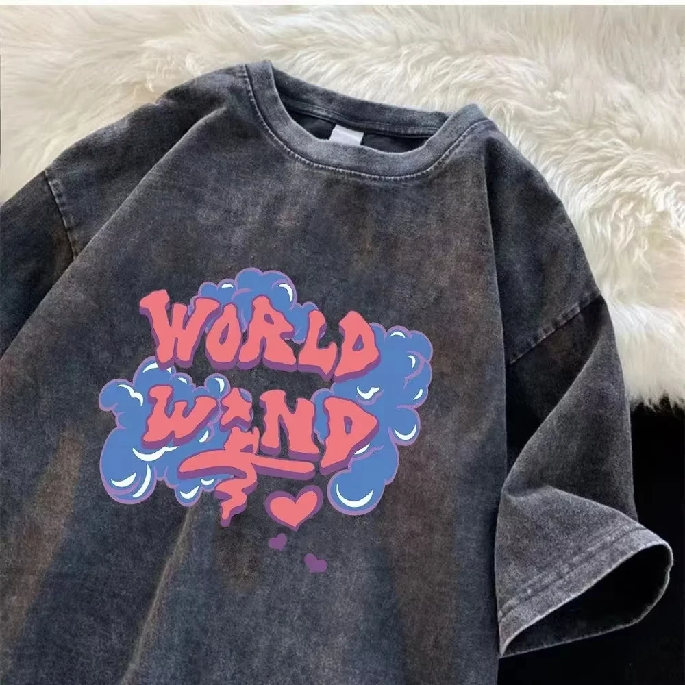 2025 Water-wash vintage t-shir - đánh giá và giá Street Fashion Men 2025
