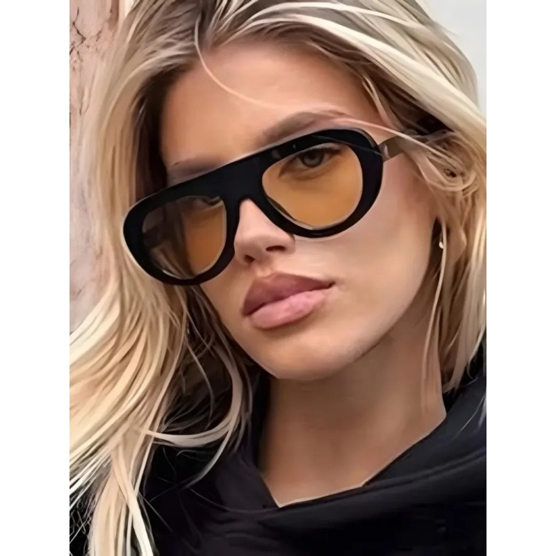 Y2K Retro Round Sunglasses Tre - đánh giá và giá Street Fashion Glasses