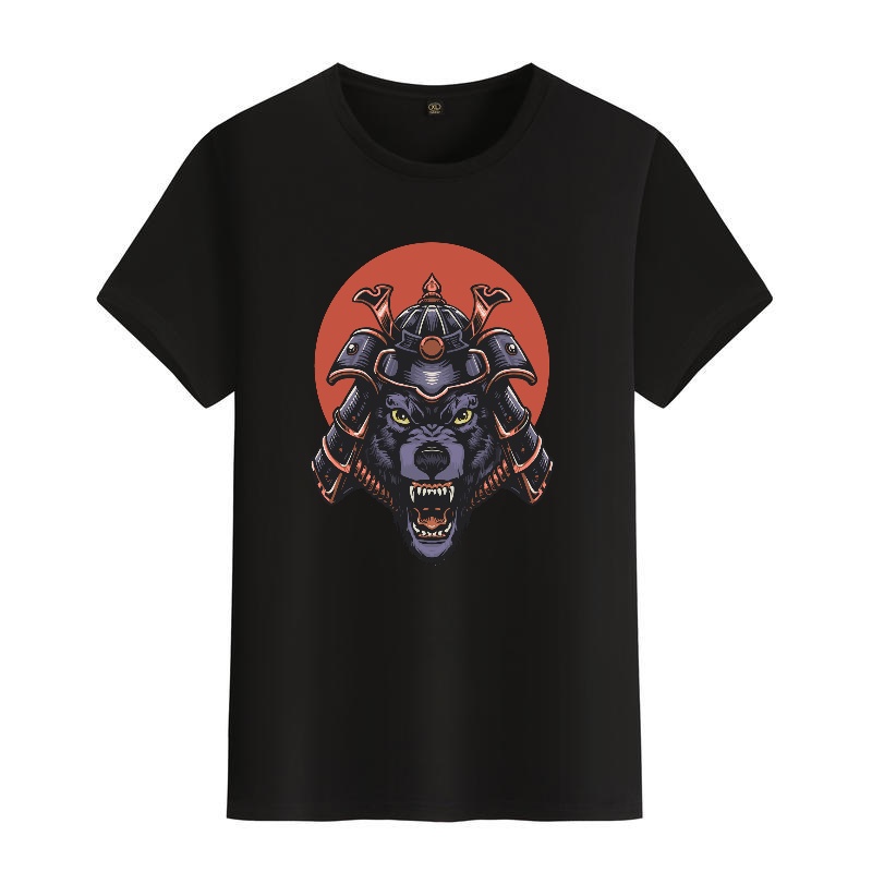 Men's Black Round-Neck Short-S - đánh giá và giá Street Fashion Casual