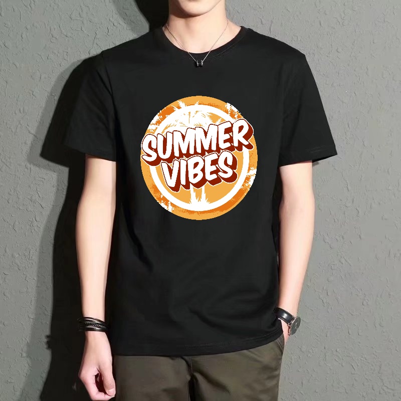 Men's Black Round-Neck Short-S - đánh giá và giá Street Fashion Vibes