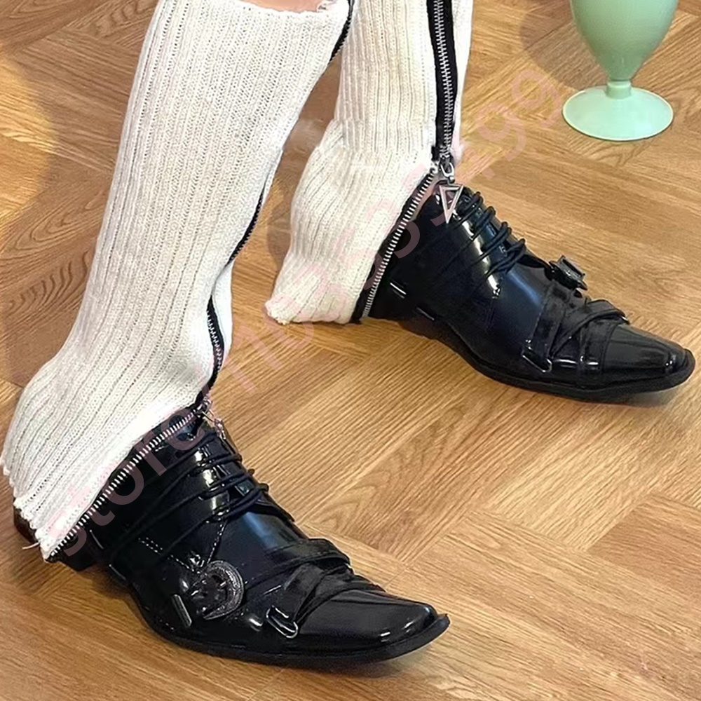 Black Pointed Toe Women's Thic - đánh giá và giá Street Fashion Men 2025