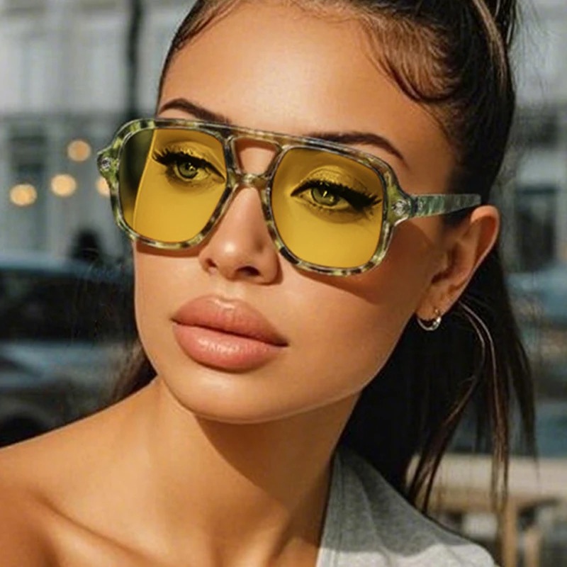 Popular Fashion Double Bridges - đánh giá và giá Street Fashion Glasses
