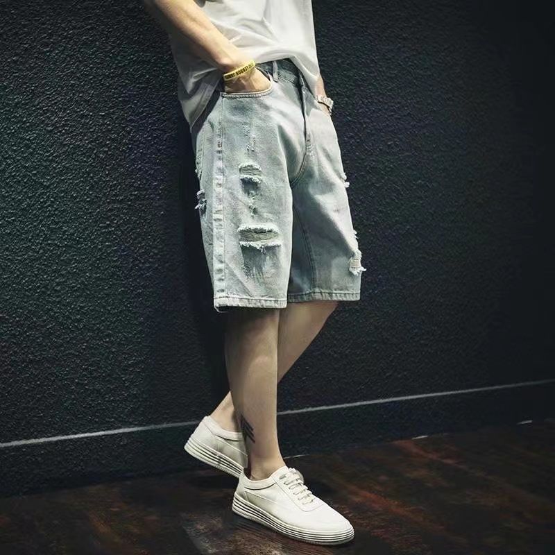 Edgy Cool Men's Ripped Denim S - đánh giá và giá Street Fashion Hong Kong
