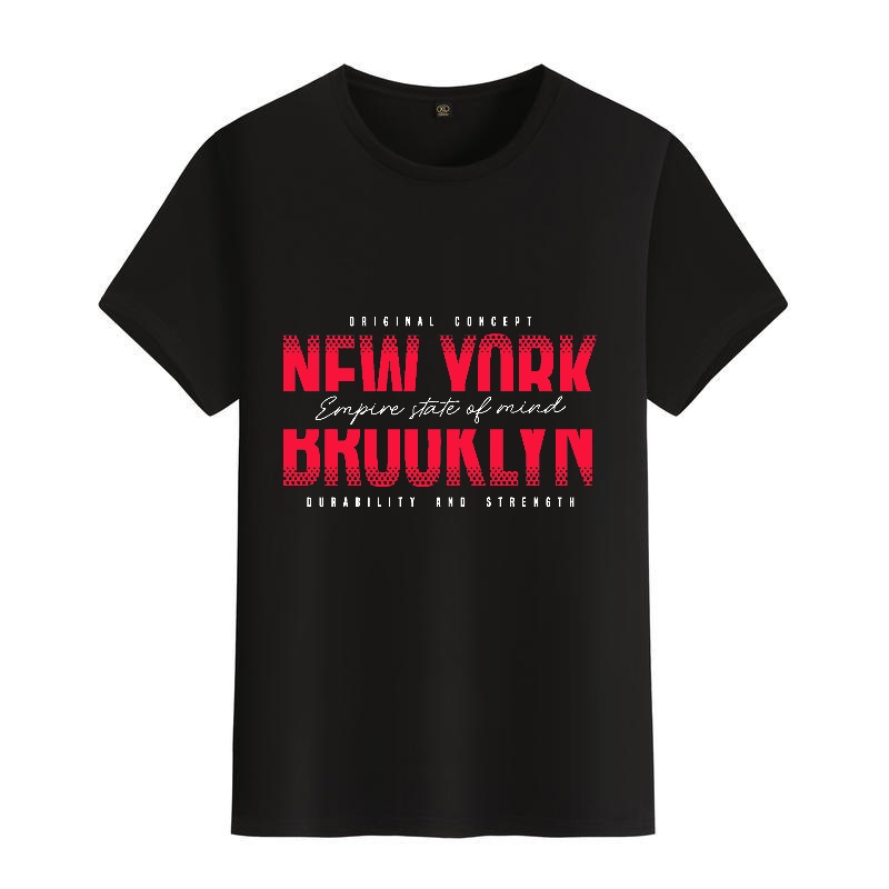 Men's Black Round-Neck Short-S - đánh giá và giá Street Fashion Of New York