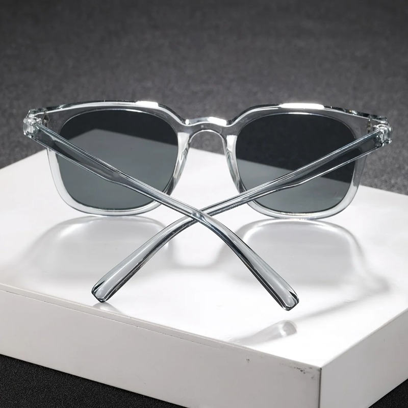 1PC Fashion Square Transparent - đánh giá và giá Street Fashion Glasses