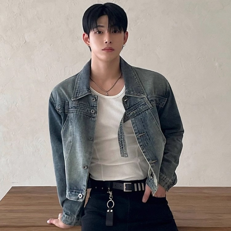 Fashion Retro Denim Jackets Me - đánh giá và giá Street Fashion Men 2025