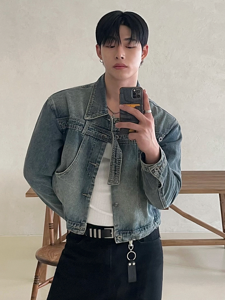 Fashion Retro Denim Jackets Me - đánh giá và giá Street Fashion Men 2025