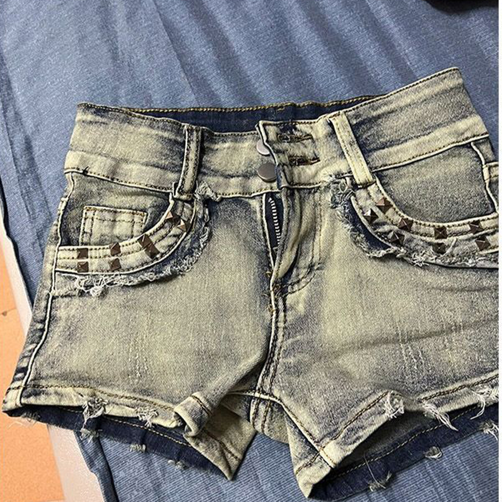 Retroy2K American Rivet Shorts - đánh giá và giá Street Fashion Girl