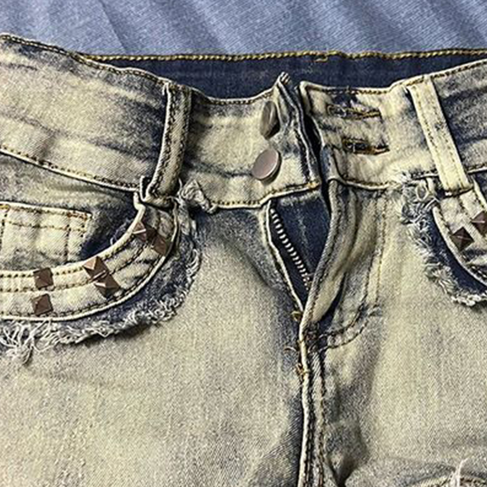 Retroy2K American Rivet Shorts - đánh giá và giá Street Fashion Girl