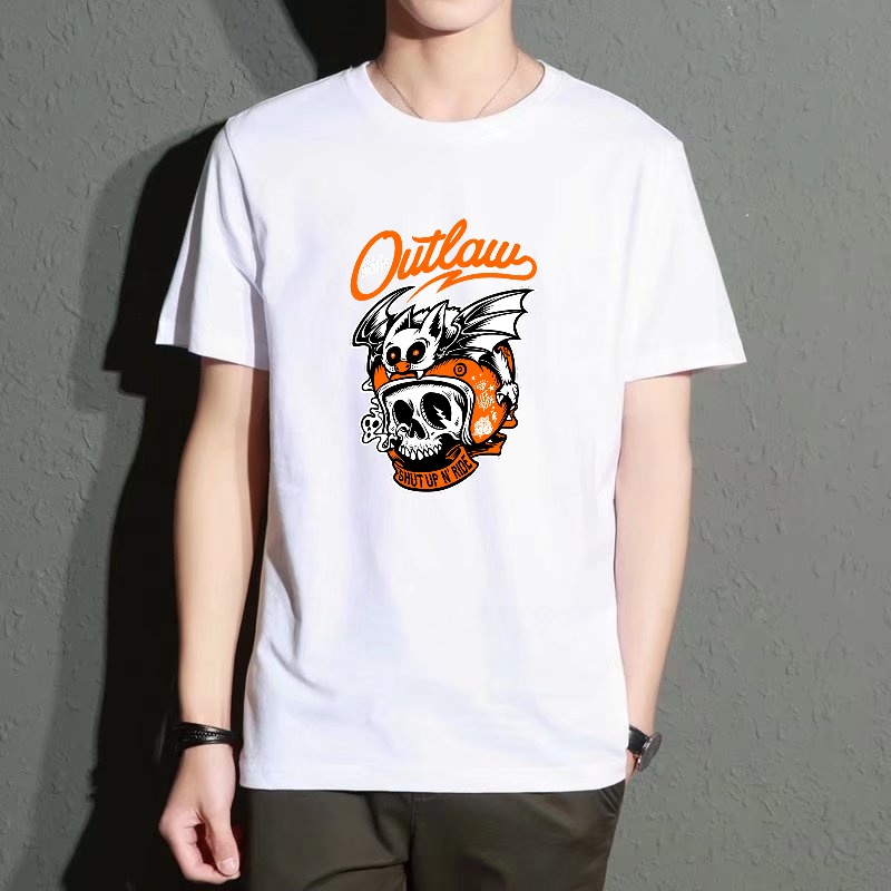 Men's Black Round-Neck Short-S - đánh giá và giá Street Fashion Us