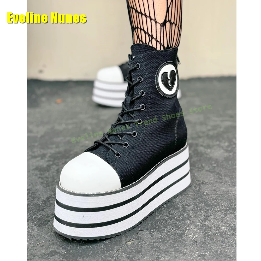 Pink Denim Platform Cross Toed - đánh giá và giá Street Fashion Girl