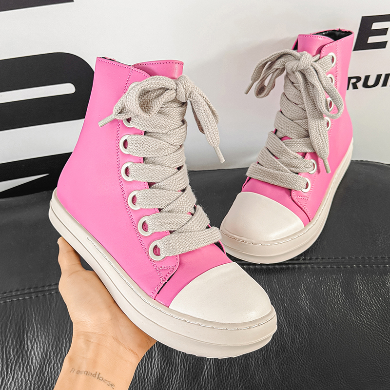 Original Pink Men High-top Sne - đánh giá và giá Street Fashion Rome