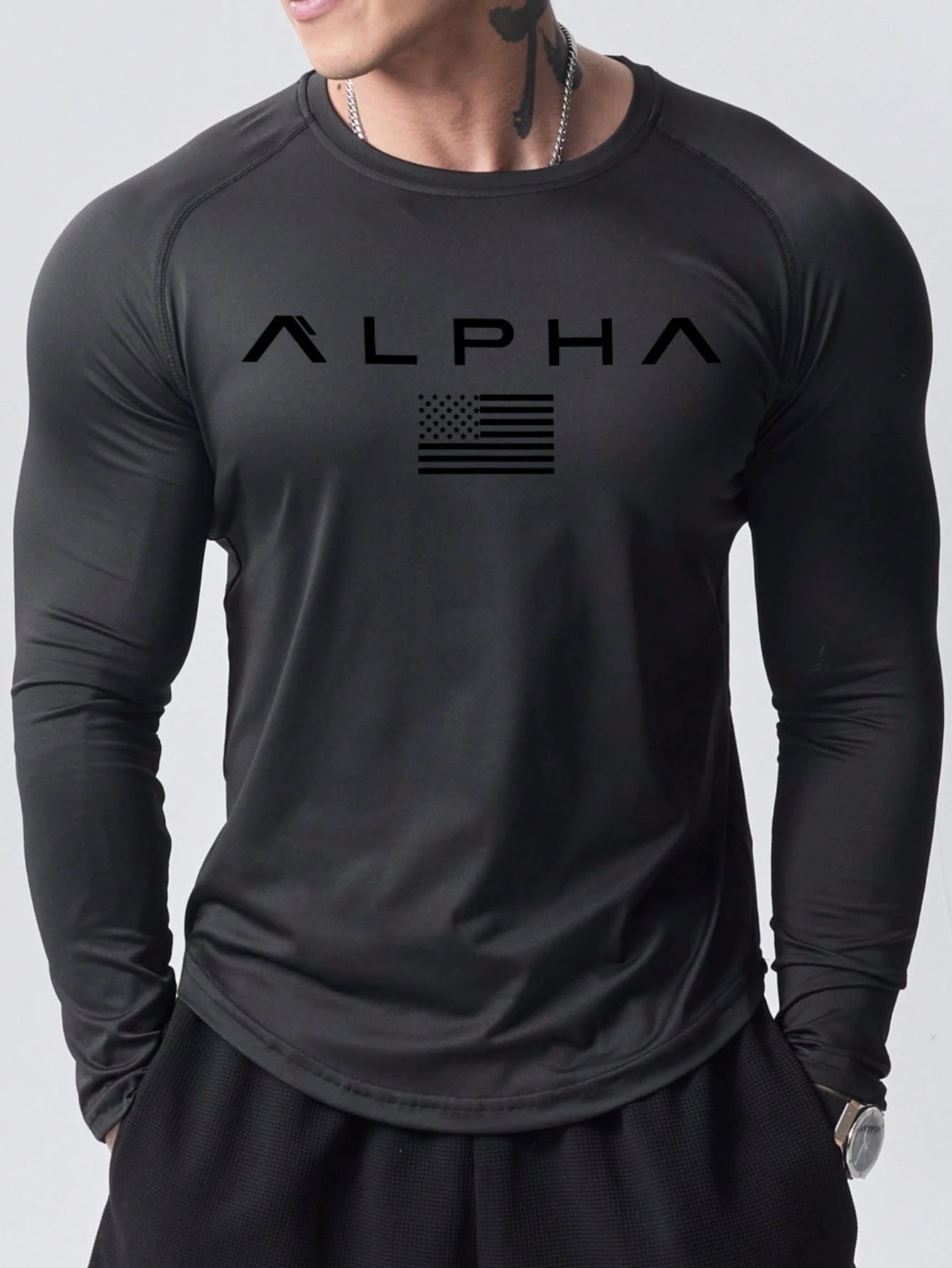 New men's long-sleeved T-shirt - đánh giá và giá Street Fashion Us