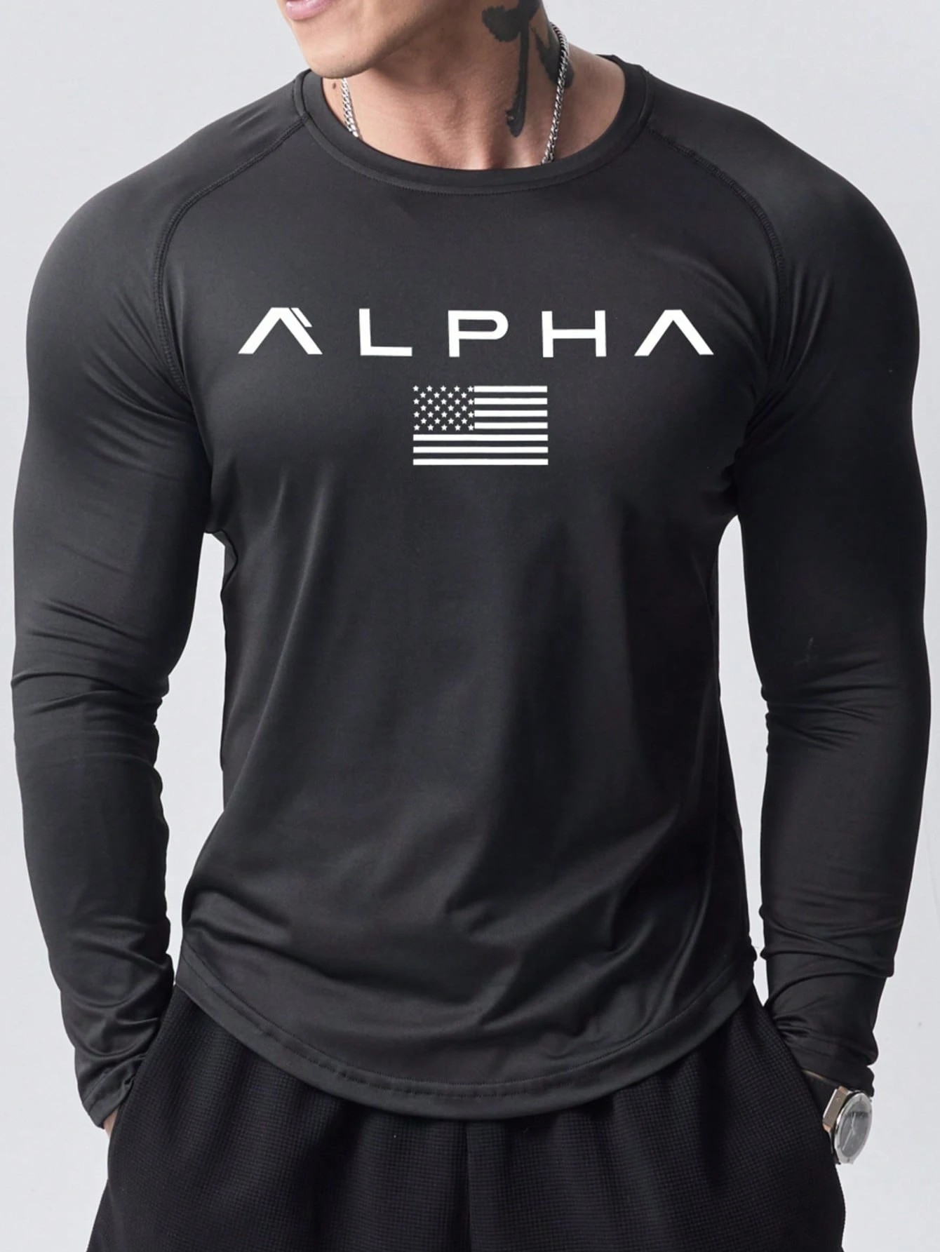 New men's long-sleeved T-shirt - đánh giá và giá Street Fashion Us