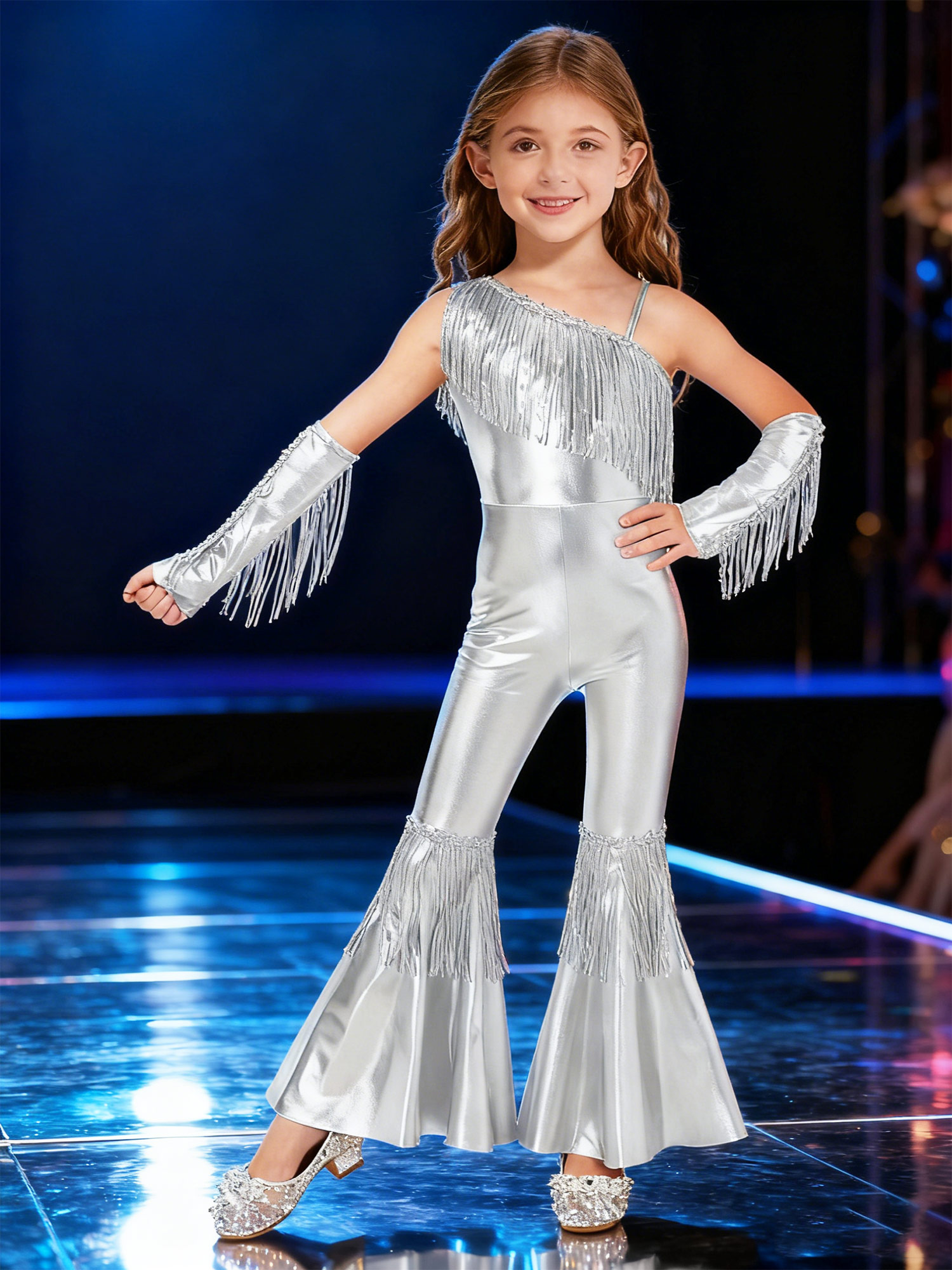 Girls Street Jazz Dance Costum - đánh giá và giá Street Fashion Girl