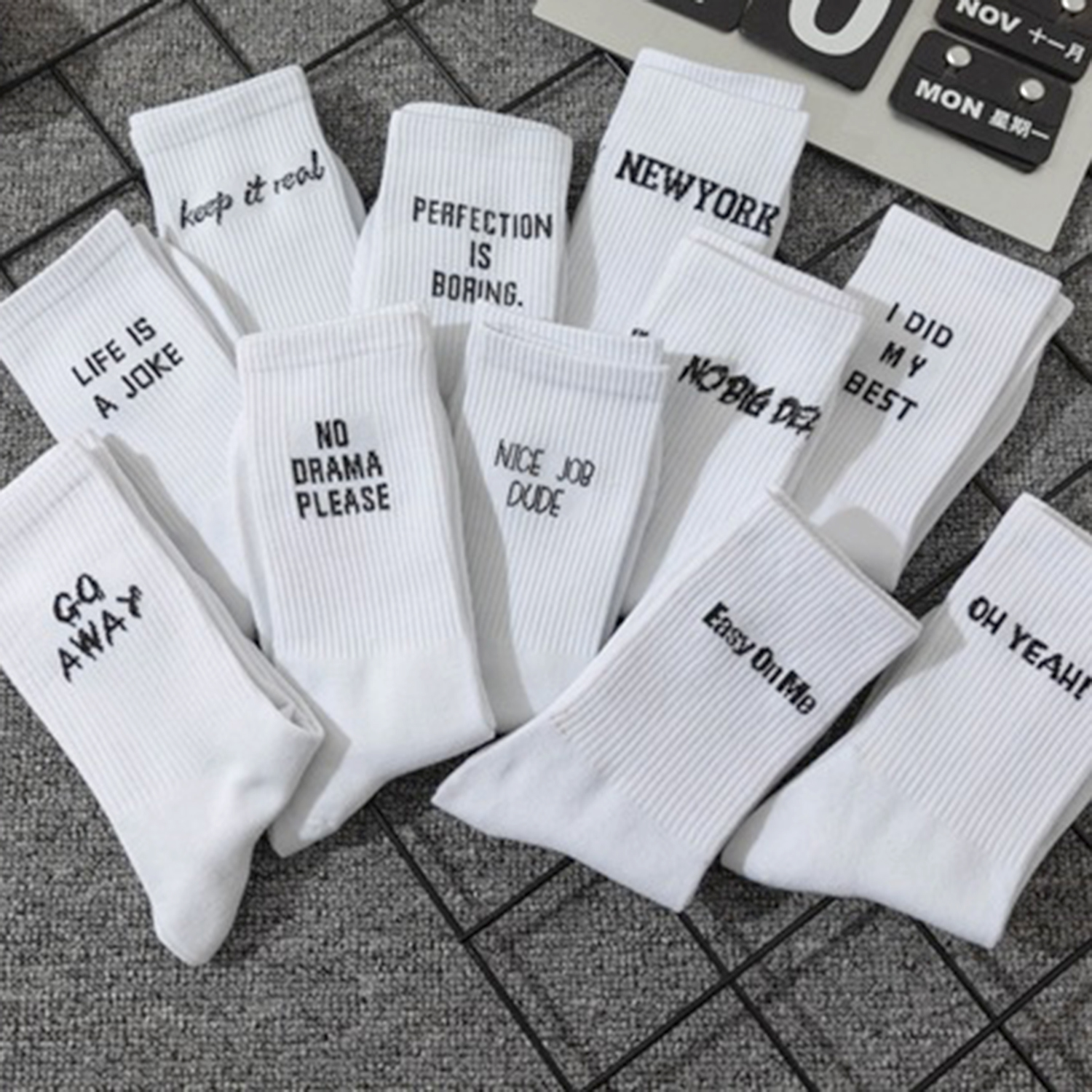 5 Pairs/Set New Women Letter J - đánh giá và giá Street Fashion Youtube