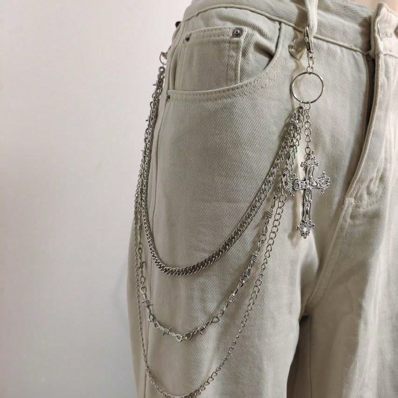 1PC street personality trend l - đánh giá và giá Street Fashion Jewelry