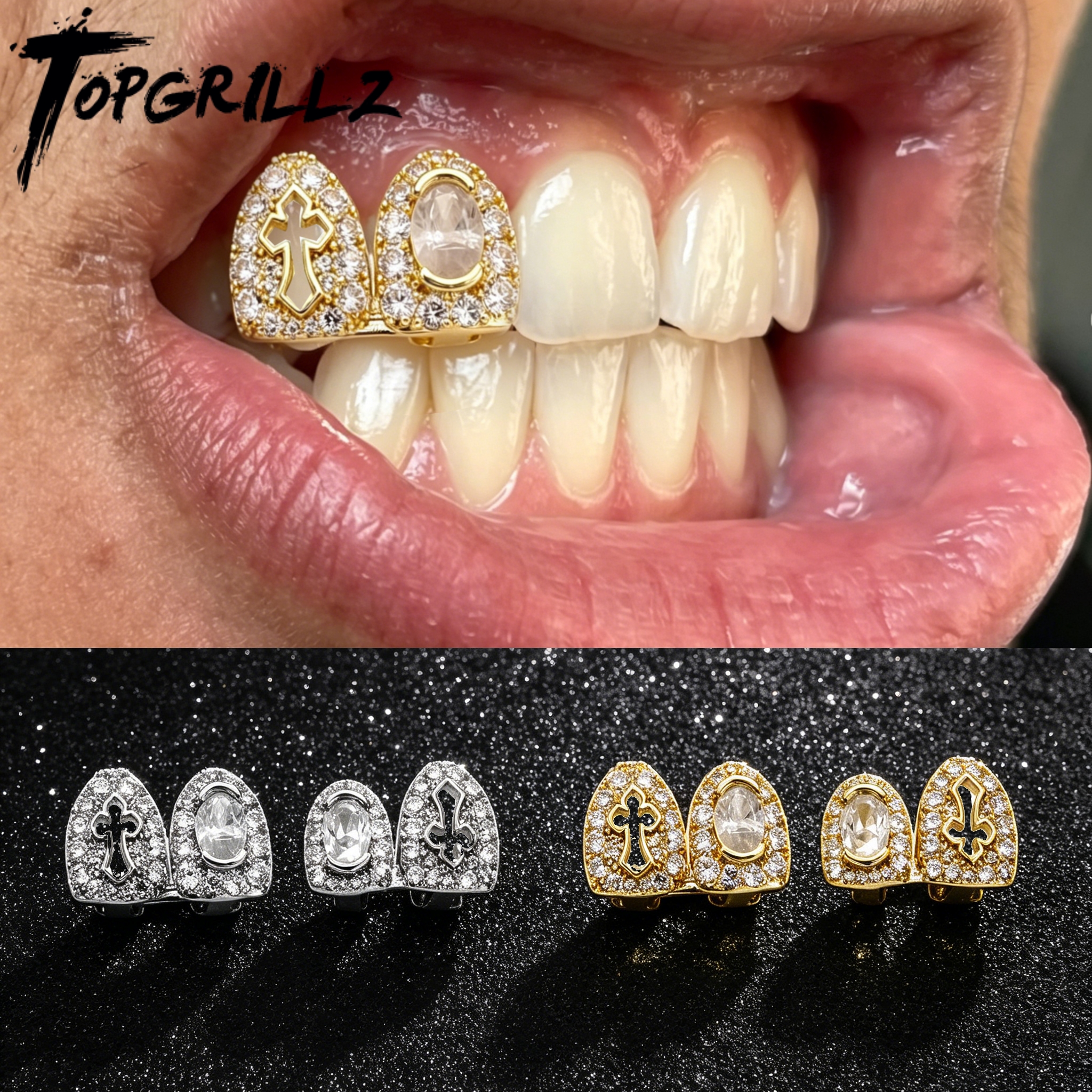 TOPGRILLZ Luxury Hip Hop Grill - đánh giá và giá Street Fashion Jewelry
