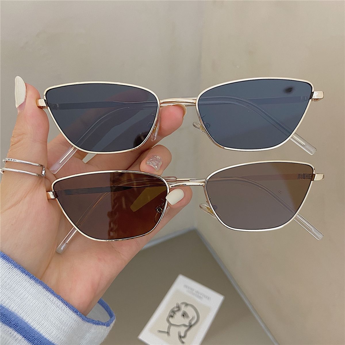 Fashionable Rhombus-Shaped Met - đánh giá và giá Street Fashion Glasses