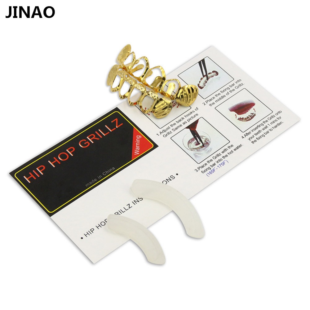 JINAO New Fit D-Cut Grillz Set - đánh giá và giá Street Fashion Jewelry