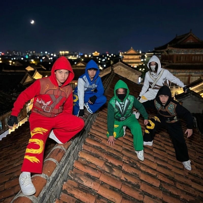Ninja Warrior Armor Hoodie Set - đánh giá và giá Street Fashion Us