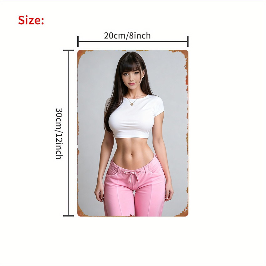 HD Metal Tin Sign Vintage 2D F - đánh giá và giá Asian Street Fashion Girls