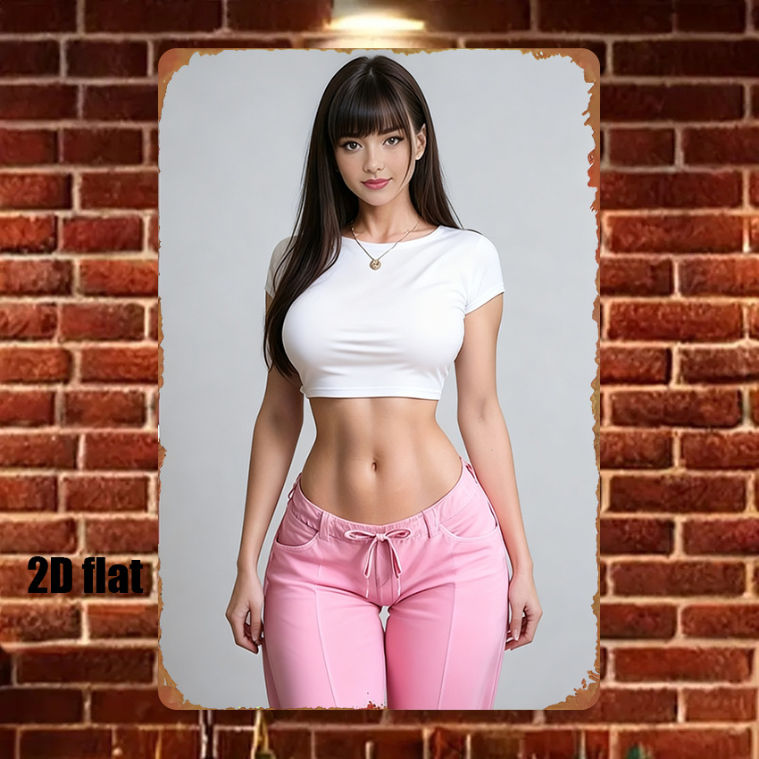 HD Metal Tin Sign Vintage 2D F - đánh giá và giá Asian Street Fashion Girls