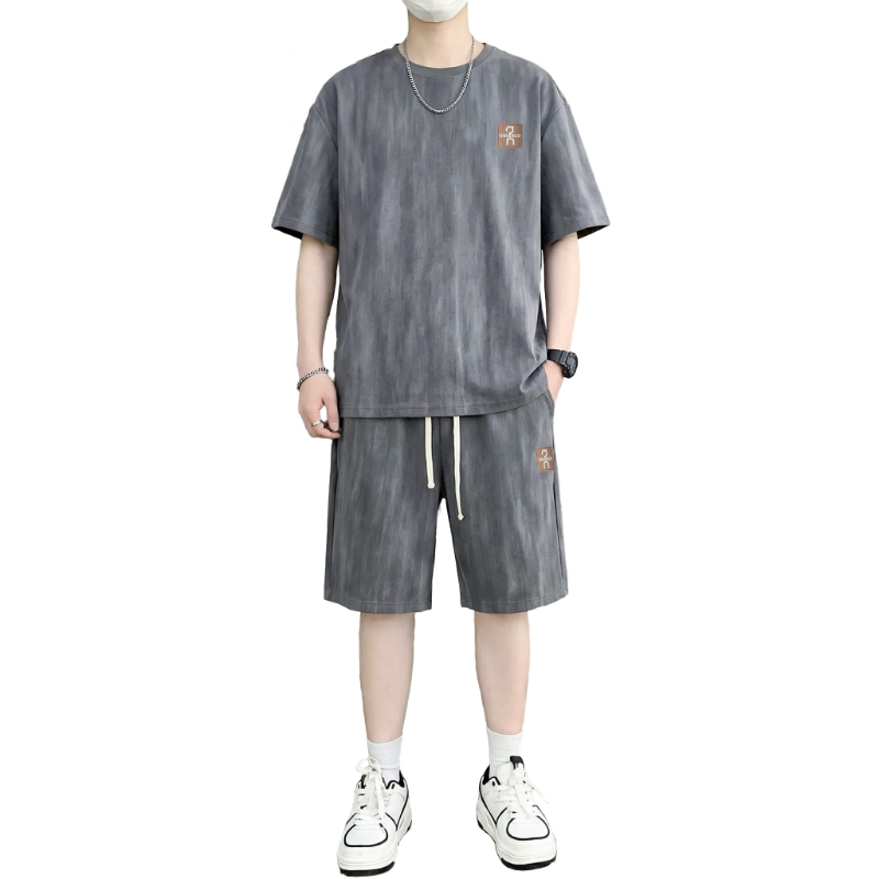 【T-Shirt + 5-Point Shorts】Men' - đánh giá và giá Street Fashion Us