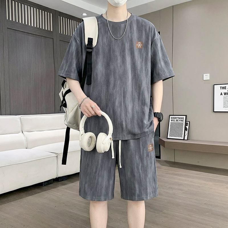 【T-Shirt + 5-Point Shorts】Men' - đánh giá và giá Street Fashion Us