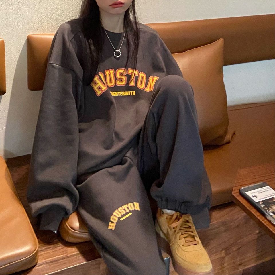 plus Size Hoodie Set Women's C - đánh giá và giá Street Fashion Hong Kong