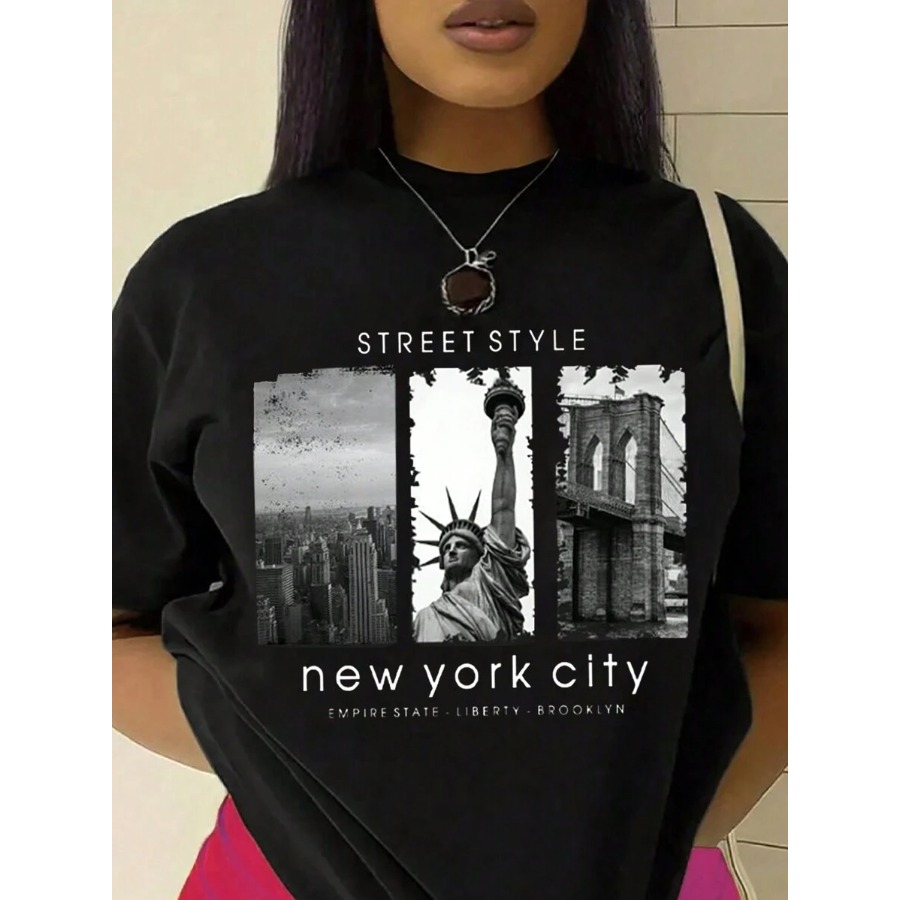【New style】 Pattern Printed Sh - đánh giá và giá Street Fashion Of New York