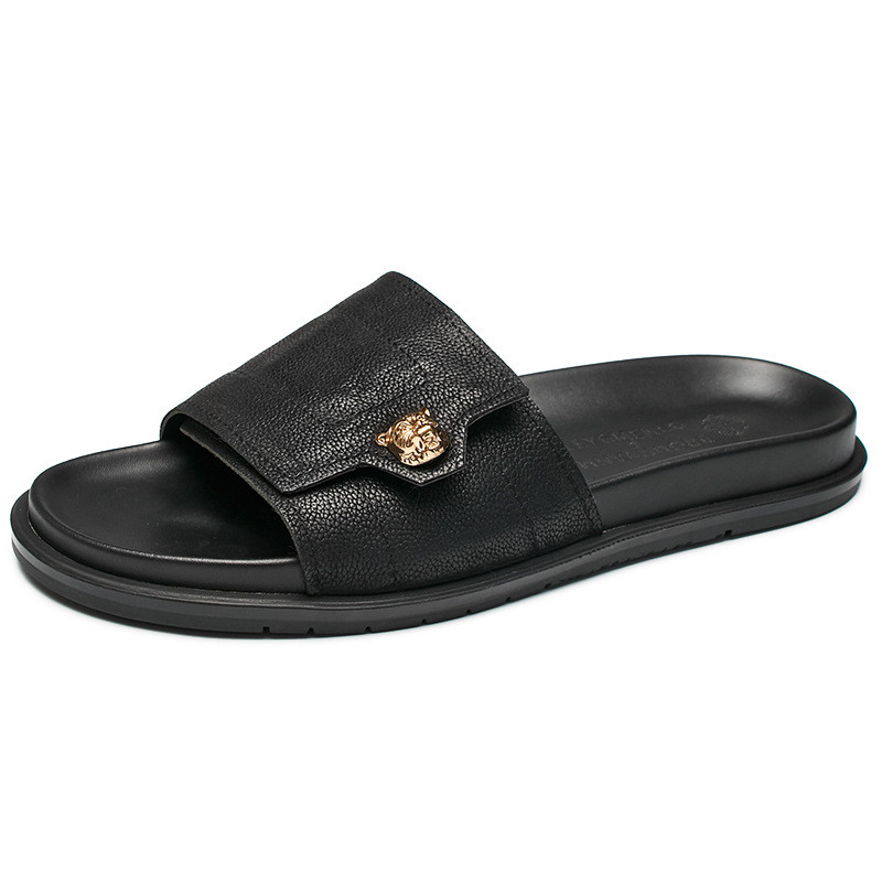 2025 New Genuine Leather Slipp - đánh giá và giá Street Fashion Men 2025