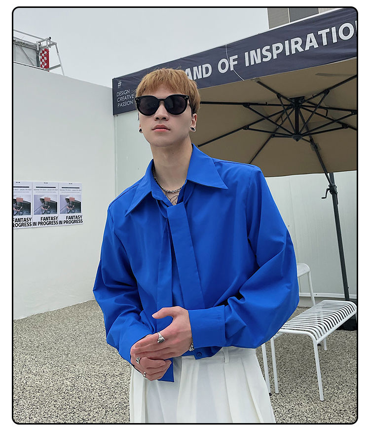 Long Sleeved Shirt Men's Korea - đánh giá và giá Street Fashion Hong Kong