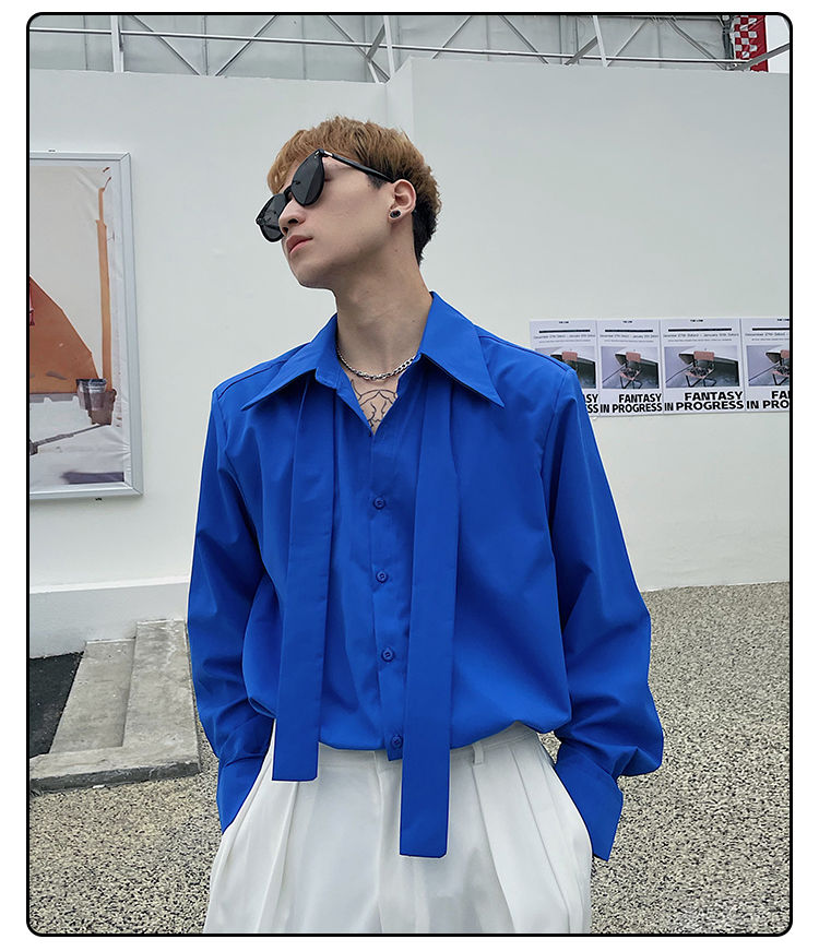 Long Sleeved Shirt Men's Korea - đánh giá và giá Street Fashion Hong Kong