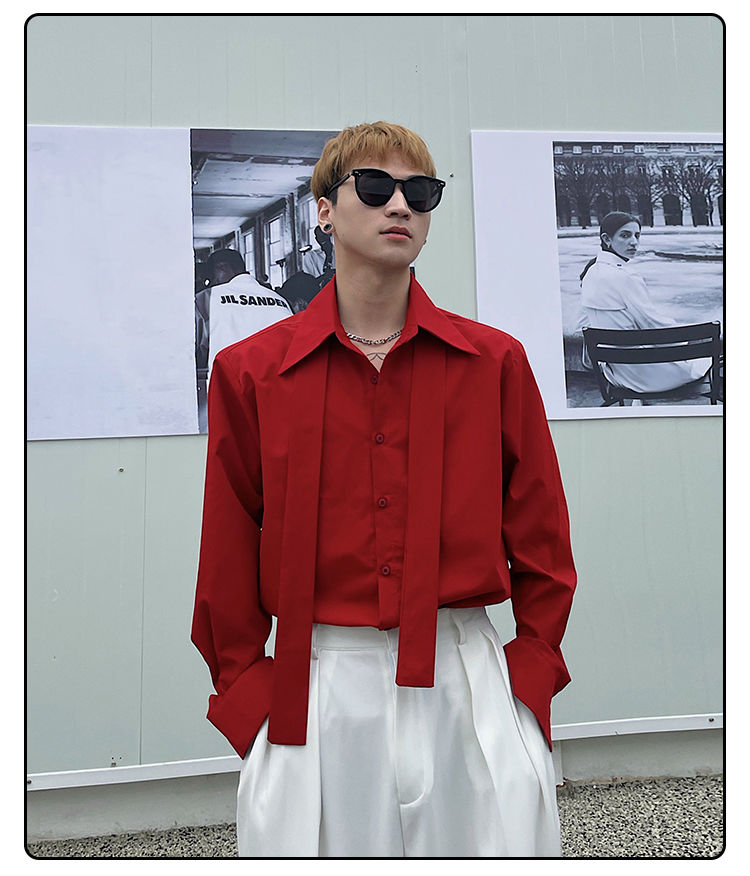 Long Sleeved Shirt Men's Korea - đánh giá và giá Street Fashion Hong Kong