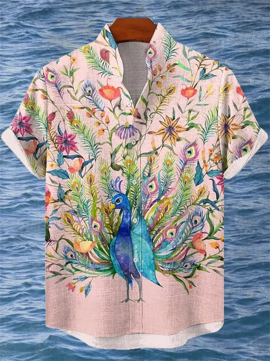 Men's irregular pattern printe - đánh giá và giá Street Fashion Men 2025