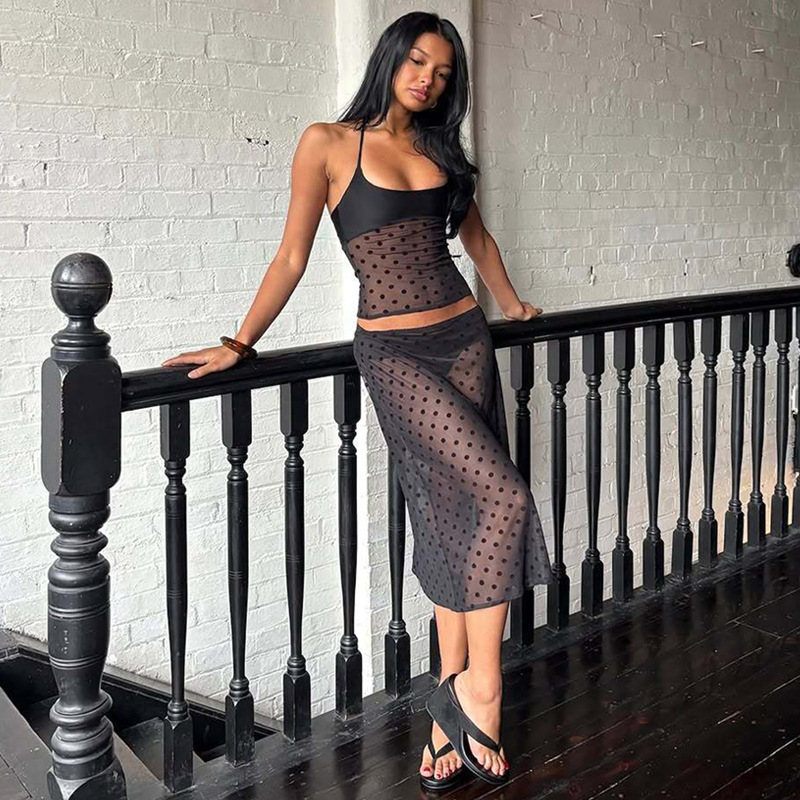 Absobe Sexy Mesh Polka Dot See - đánh giá và giá Street Fashion Youtube