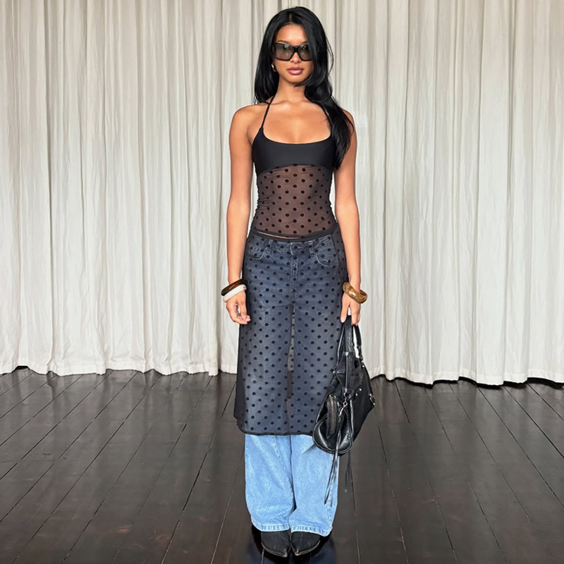 Absobe Sexy Mesh Polka Dot See - đánh giá và giá Street Fashion Youtube