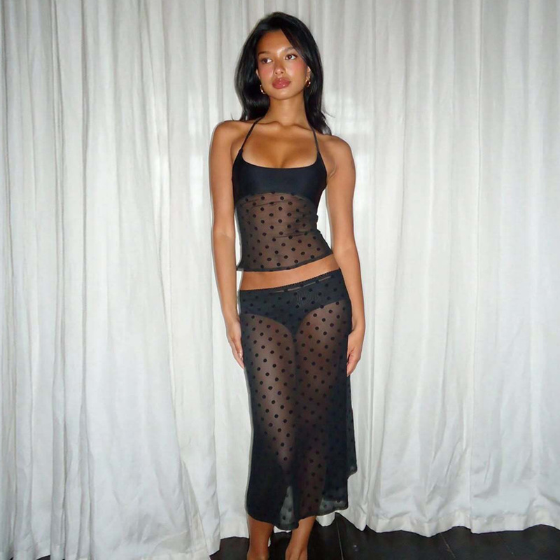 Absobe Sexy Mesh Polka Dot See - đánh giá và giá Street Fashion Youtube